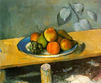       Paul Cézanne. Manzanas, melocotones, peras y uvas. 1879-1880