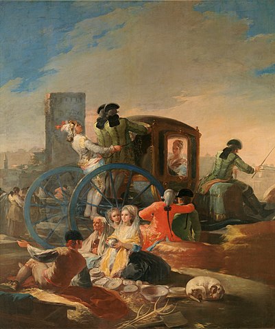 El cacharrero, por Francisco de Goya.