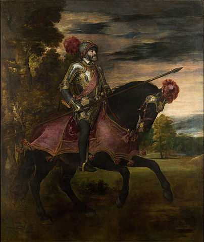 Carlos V a caballo en Mühlberg, de Tiziano.