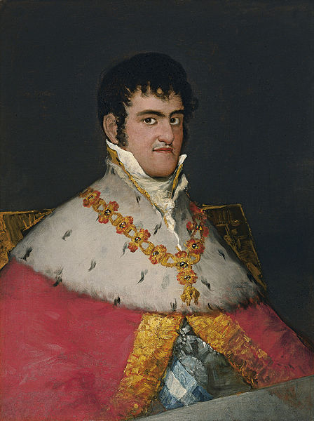 Fernando VII. Goya, 1814.