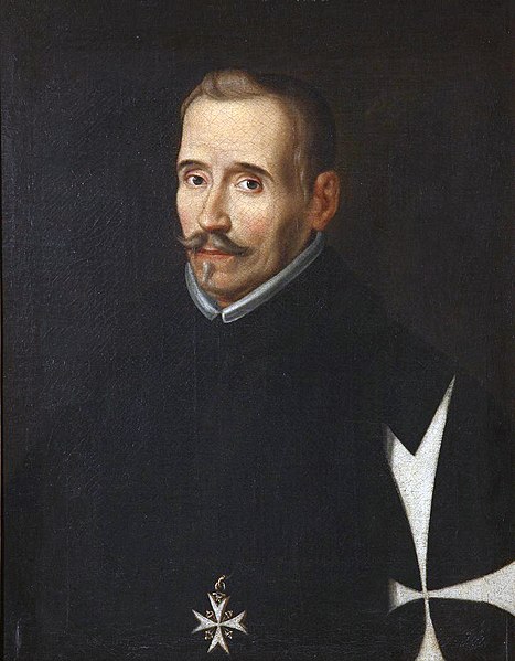 Retrato de Lope de Vega atribuido a Cajés, c. 1627.