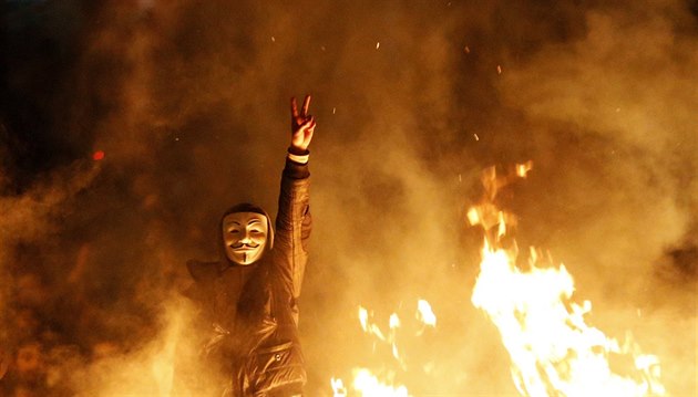 Disturbios en Ankara, 2014.