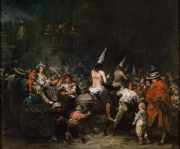 Condenados por la Inquisición. Lucas Velázquez, 1860.