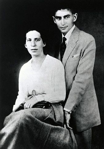 Retrato de Franz Kafka y Felice Bauer