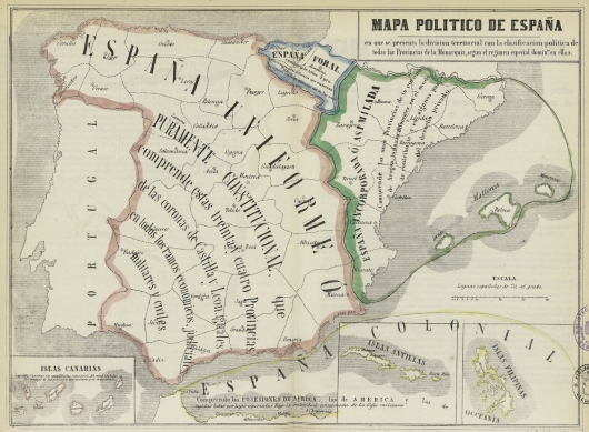 Mapa de Francisco Jorge Torres Villegas, 1852