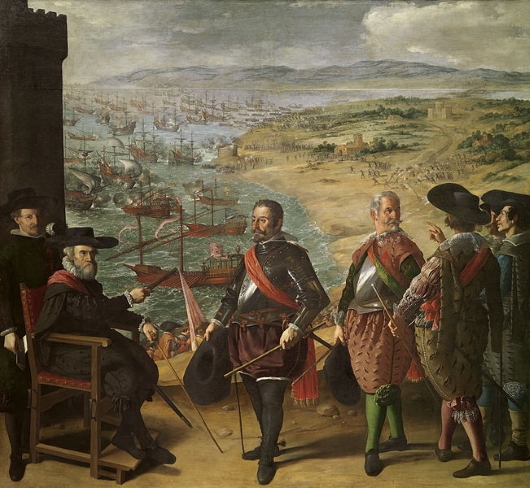 Defensa de Cádiz contra los ingleses, de Zurbarán, 1634.