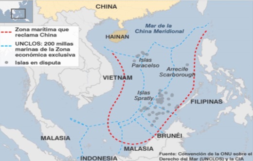 Conflictos territoriales en el Mar del Sur de China