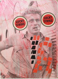 James Dean (Lucky Strike), de Ray Johnson (1957)