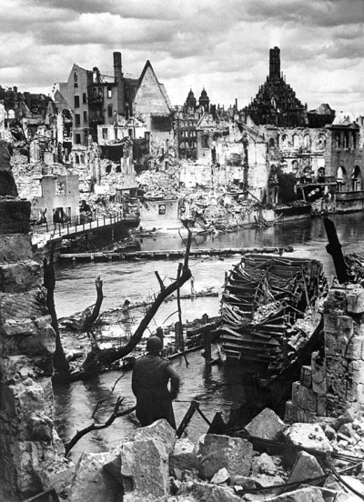 Nüremberg en ruinas, 1945.