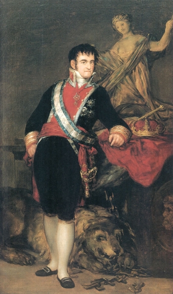 Fernando VII. Goya, 1815.