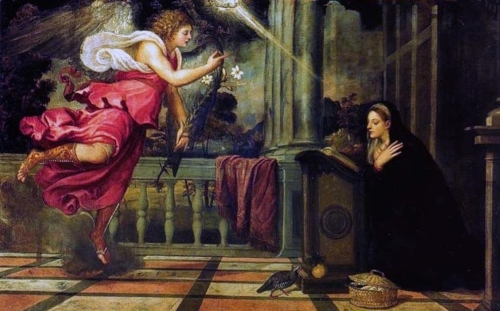 Tiziano Vecellio, "Annunciazione"