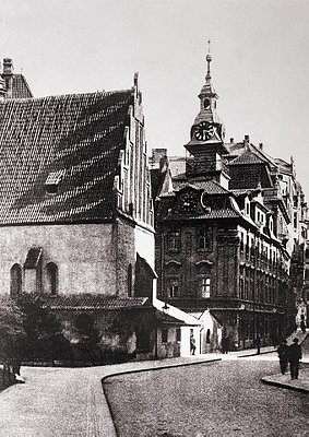 Sinagoga de Praga, 1933