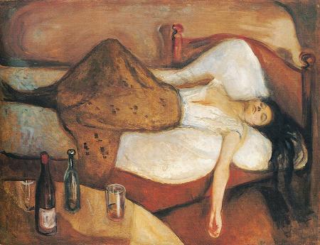 The day after, por Edvard Munch