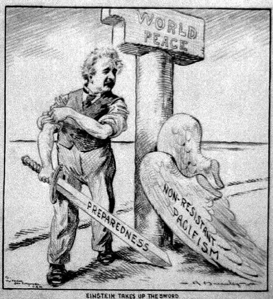 Caricatura publicada en el Brooklyen Eagle, 1933.