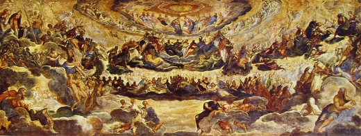 Tintoretto, La raccolta della manna. Chiesa di San Giorgio Maggiore