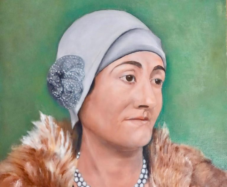 Retrato de Rosa Chacel, por Aser Fernández Rey.