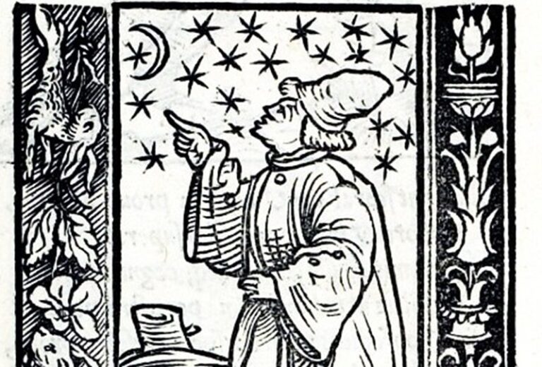 Detalle de "In astrologos", Andrea Alciato, 1531. Wikimedia