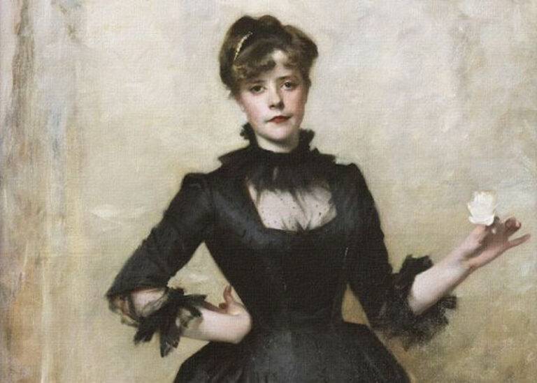 Dama con la rosa (Charlotte Louise Burckhardt) es una pintura de 1882 de John Singer Sargent. Wikimedia