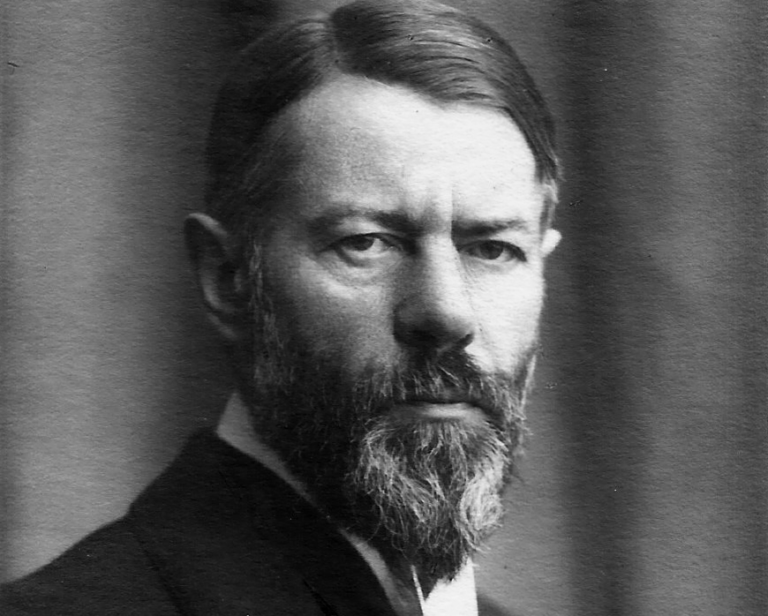 Max Weber en 1918. Imagen de Wikimedia