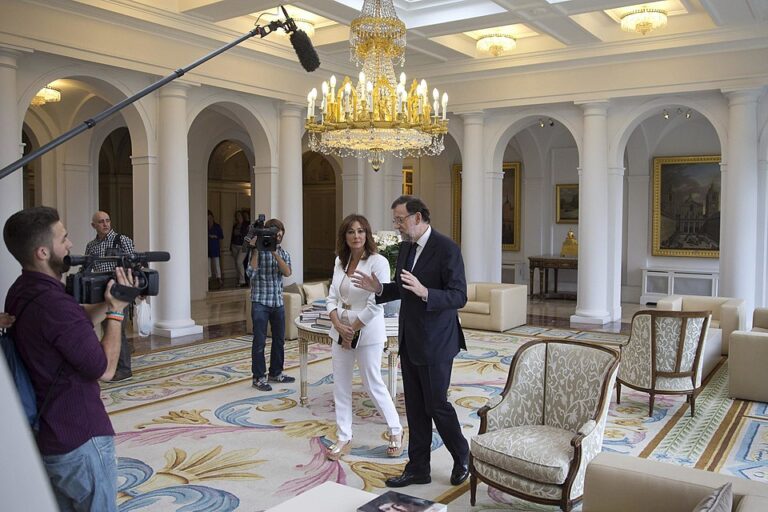 Mariano Rajoy en El programa de Ana Rosa, 2015. Wikimedia