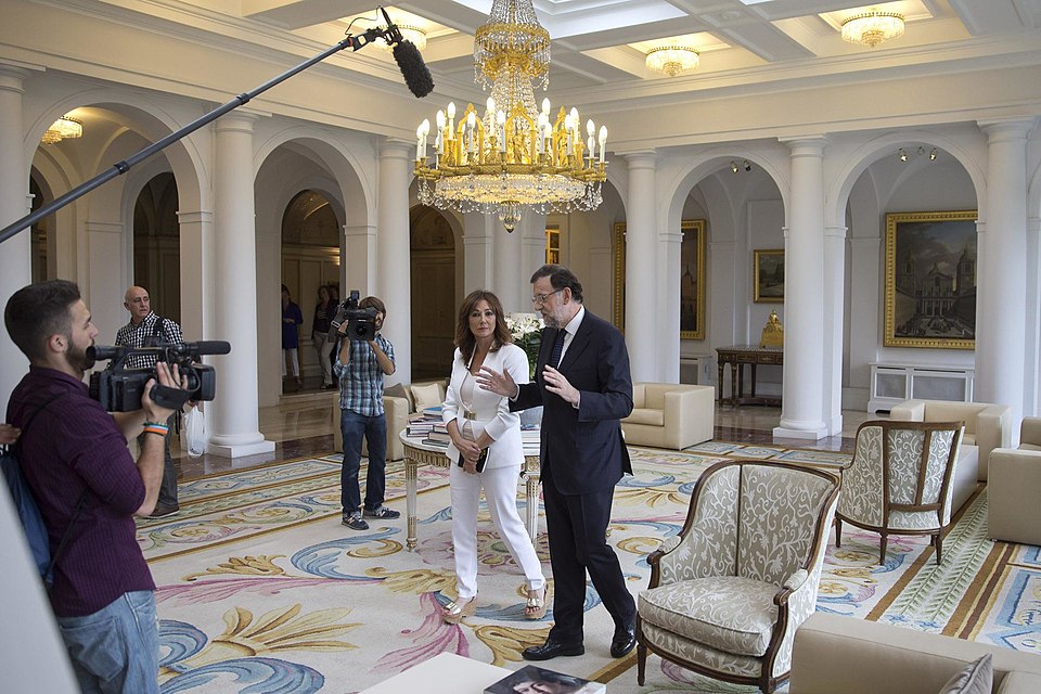 Mariano Rajoy en El programa de Ana Rosa, 2015. Wikimedia