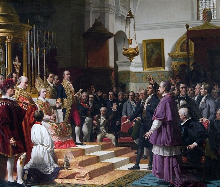 El juramento de las Cortes de Cádiz en 1810, por José Casado del Alisal (1863)