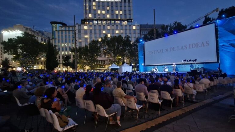 Festival de las Ideas en la Plaza de España de Madrid