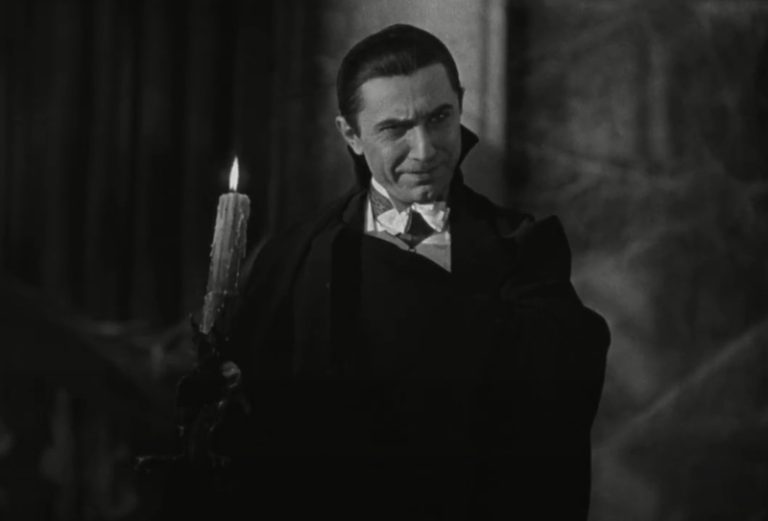 Bela Lugosi como Drácula en el film de 1931. Wikimedia