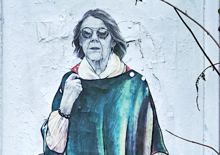 Pintada de Gisèle Pélicot por La Dame Quicolle, en Lille. Flickr/Velvet