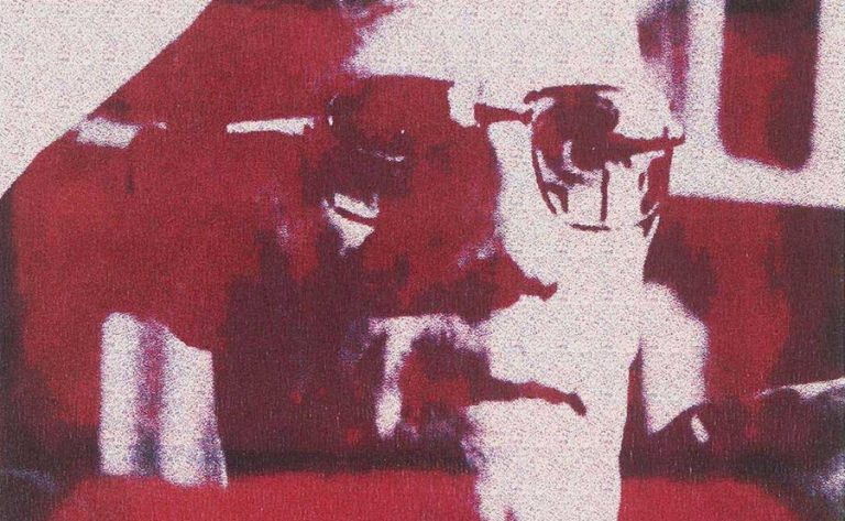 Retrato de Michel Foucault al estilo Rothko, por Natassa Poulantza, 1965. Museo de Arte Contemporáneo de Tesalónica (MOMus)