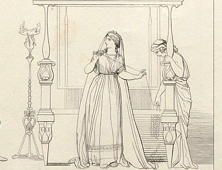 Grabado de John de Flaxman para la Odisea
